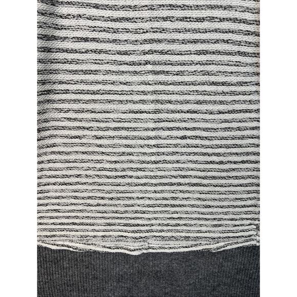 Lou & Grey Womens Textured Striped Top Size Large Neutral Bohemian Coastal - Picture 3 of 8